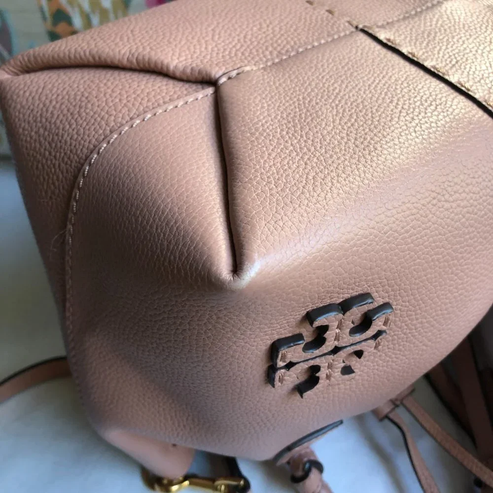 💗 Tory Burch McGraw Small Drawstring Satchel in Medowsweet